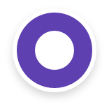 紫の丸：